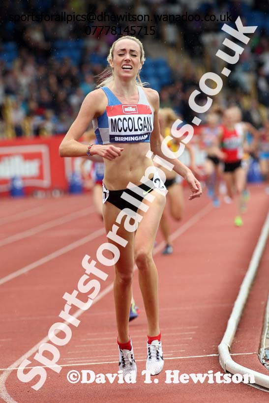 Womens 5000 metres, British Championships, Birmingham. Photo: David T. Hewitson/Sports for All Pics